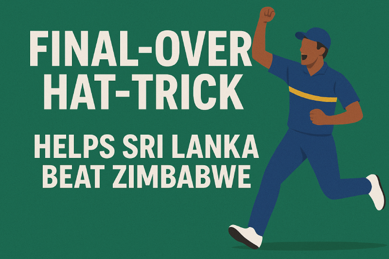 Last-Over Hat-Trick Secures Sri Lanka’s Win Against Zimbabwe