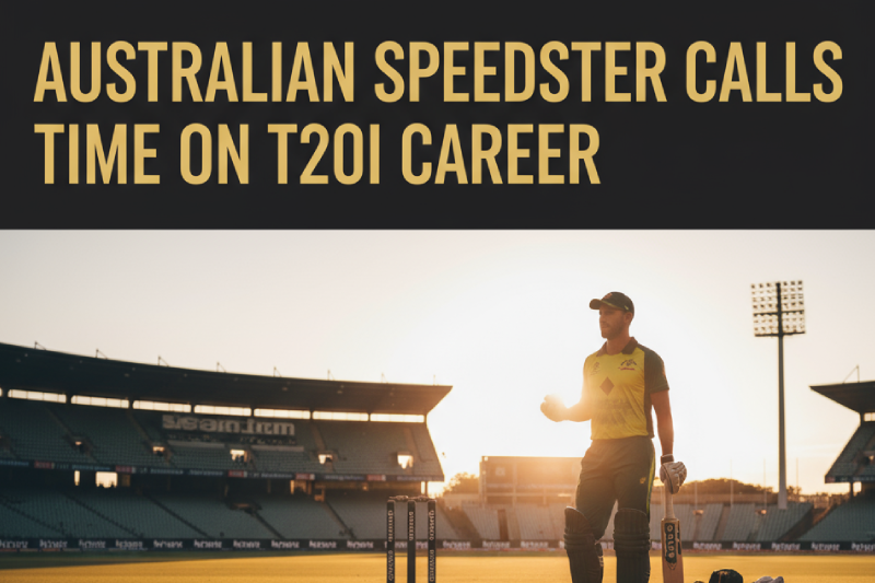 Australian Speedster Calls Time on T20I Career