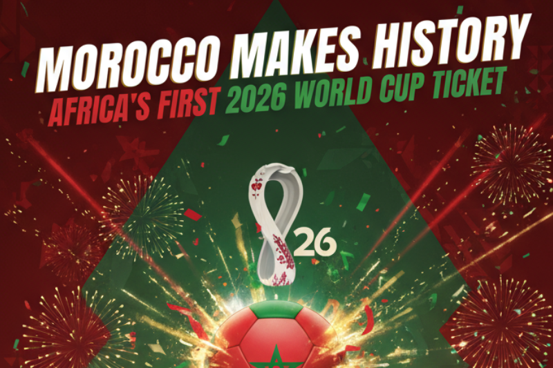 Morocco Set to Secure Africa’s First Ticket to 2026 World Cup