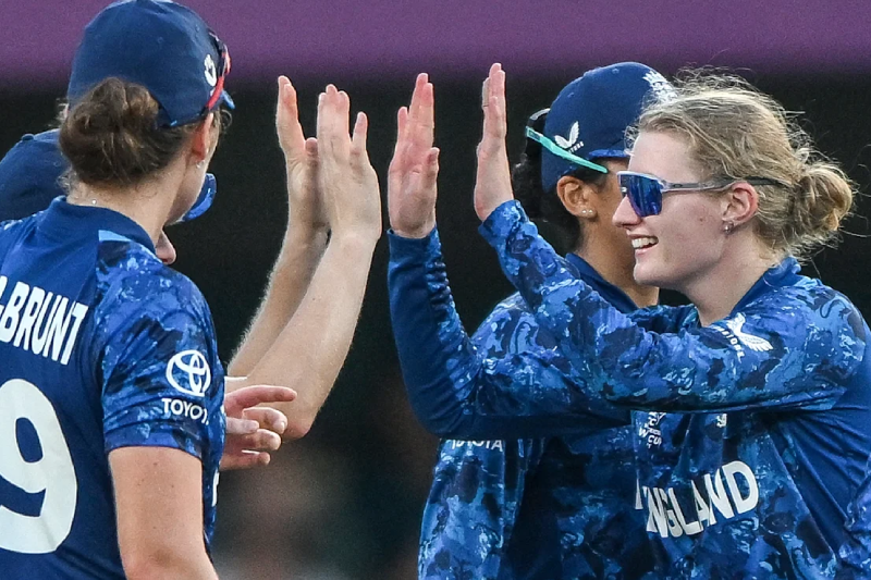 England beat India by 4 runs in a thrilling last-ball encounter to secure their spot in the Women’s World Cup semi-final clash.